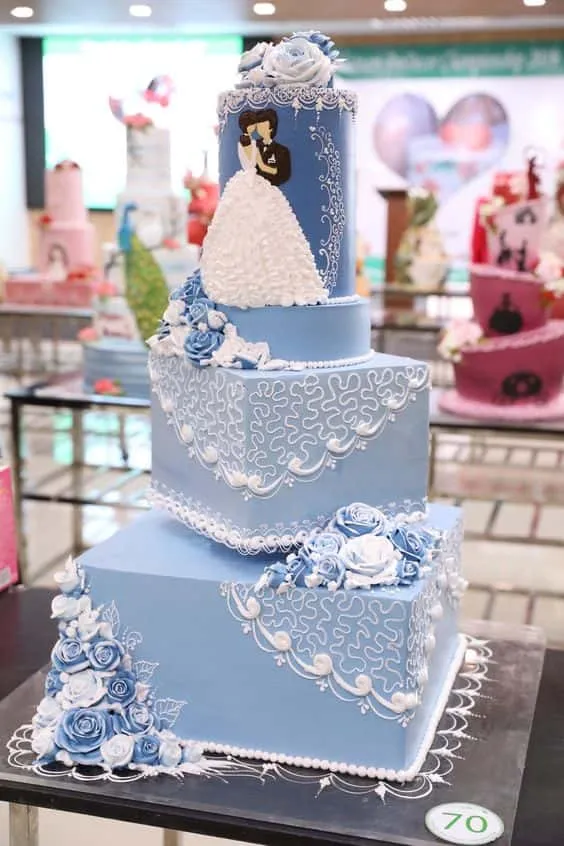 anniversary cake designs heart